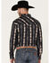 Image #4 - Rock & Roll Denim Men's Tek Southwestern Print Long Sleeve Pearl Snap Western Shirt, Dark Brown, hi-res