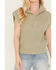 Image #3 - Revel Women's Quarter Zip Sweater Vest, Sage, hi-res