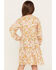 Image #4 - Hayden LA Girls' Floral Mini Dress, Mustard, hi-res
