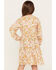 Image #4 - Hayden LA Girls' Floral Mini Dress , Mustard, hi-res
