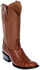 Ferrini Men's Alligator Belly Exotic Western Boots - Square Toe, Cognac, hi-res