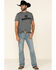 Image #1 - Cody James Core Men's Crupper Light Wash Performance Stretch Slim Bootcut Jeans, , hi-res