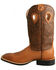 Image #3 - Twisted X Women's Ruff Stock Western Performance Boots - Broad Square Toe, Brown, hi-res