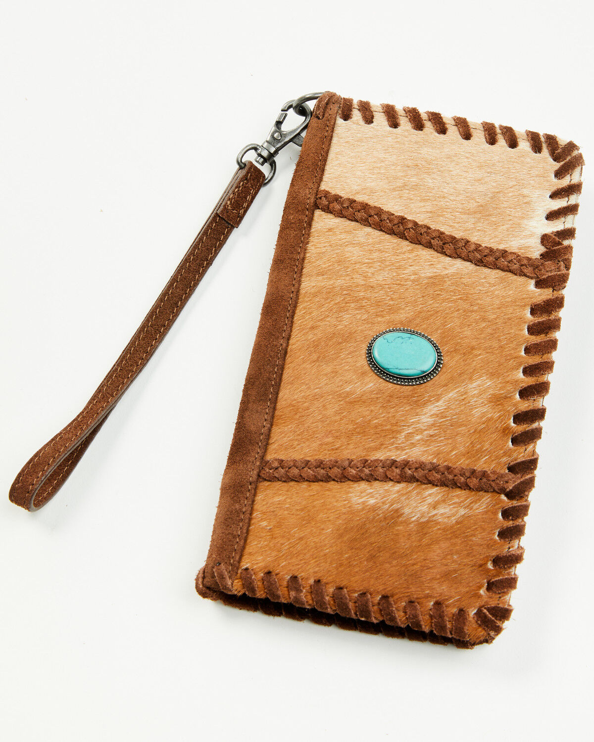Image #2 - Idyllwind Women's Brindley Hairon Wallet, Brown, hi-res