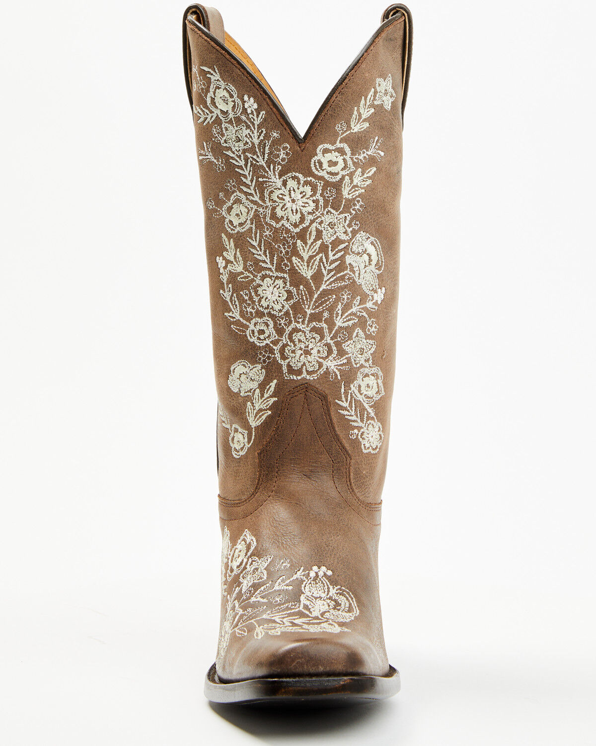 Image #4 - Shyanne Women's Wildflower Western Boots - Square Toe, Chocolate, hi-res