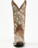 Image #4 - Shyanne Women's Wildflower Western Boots - Square Toe, Chocolate, hi-res