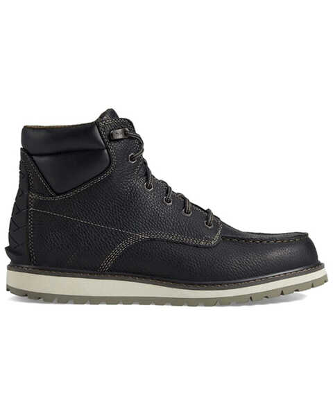 Image #2 - Timberland Men's 6" Irvine Lace-Up Work Boots - Moc Toe, Black, hi-res