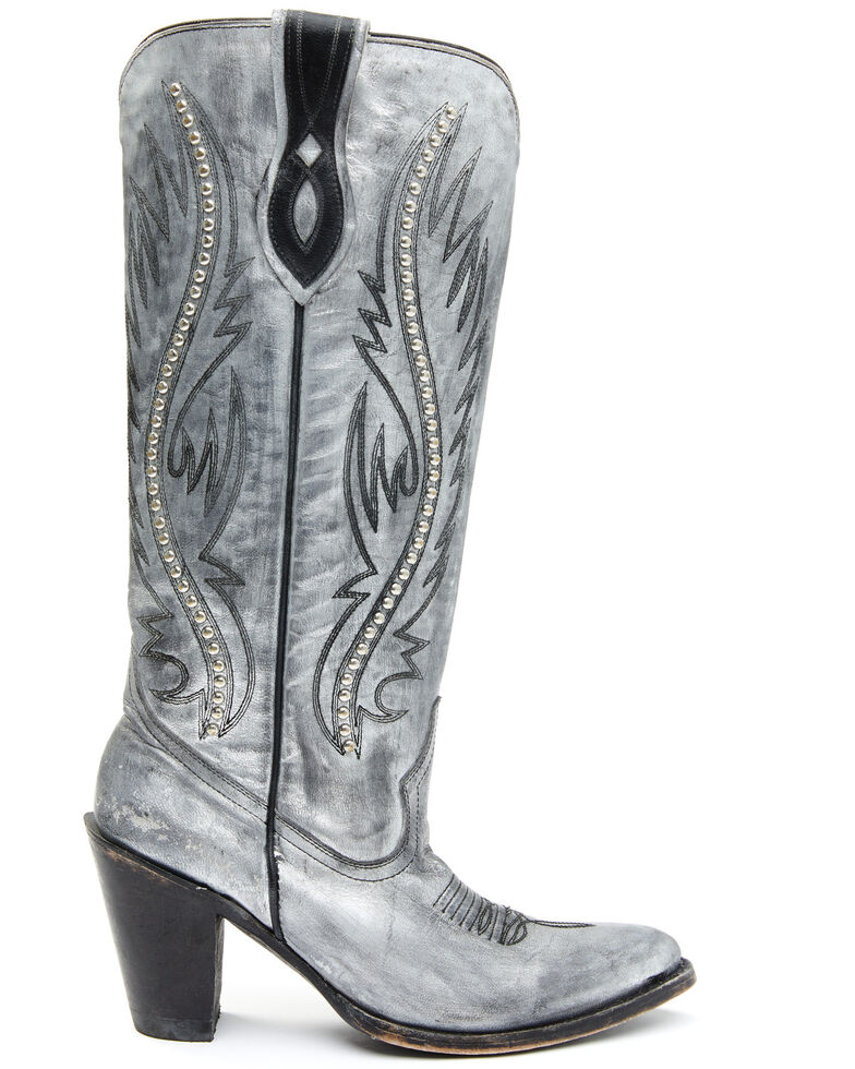 Idyllwind Women's Platinum Western Boots - Round Toe, Silver, hi-res