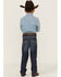 Cody James Youth Boys' Clive Dark Wash Stretch Slim Bootcut Jeans, Blue, hi-res
