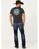 Image #3 - Cinch Men's Ian Dark Wash Slim Bootcut Performance Stretch Denim Jeans, , hi-res