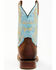 Dan Post Men's Performance Western Boots - Broad Square Toe , Blue, hi-res