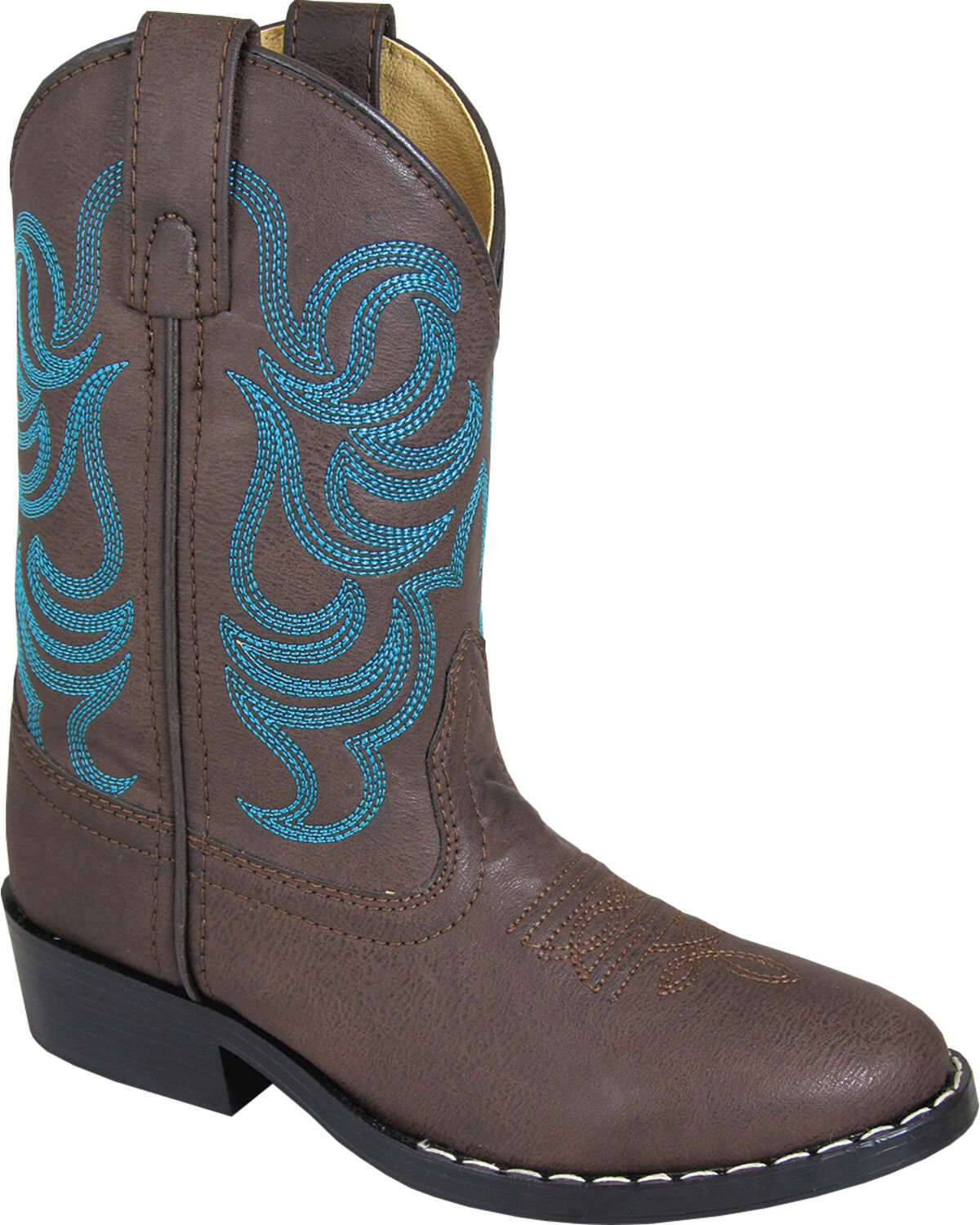Image #1 - Smoky Mountain Boys' Monterey Western Boot - Round Toe, Brown, hi-res