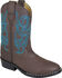 Image #1 - Smoky Mountain Boys' Monterey Western Boot - Round Toe, Brown, hi-res