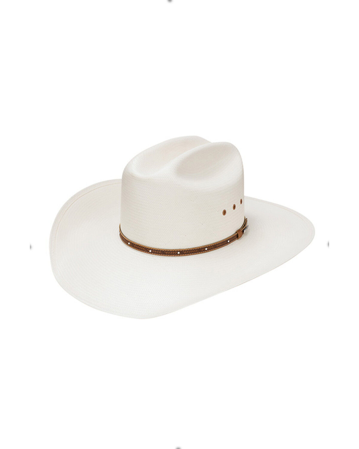 Image #1 - Stetson Stanhope 10X Straw Cowboy Hat, Natural, hi-res