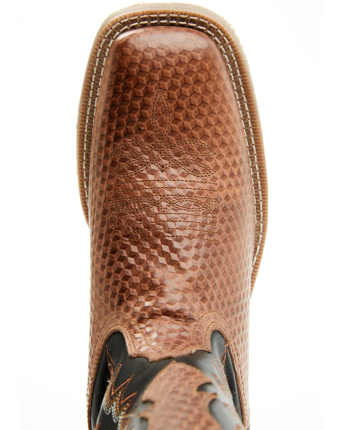 Image #6 - Laredo Men's 11" Western Boots - Broad Square Toe, Black, hi-res