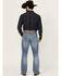 Image #3 - Wrangler 20X Men's 42MWX Sedgefield Light Wash Vintage Bootcut Stretch Denim Jeans, Light Wash, hi-res
