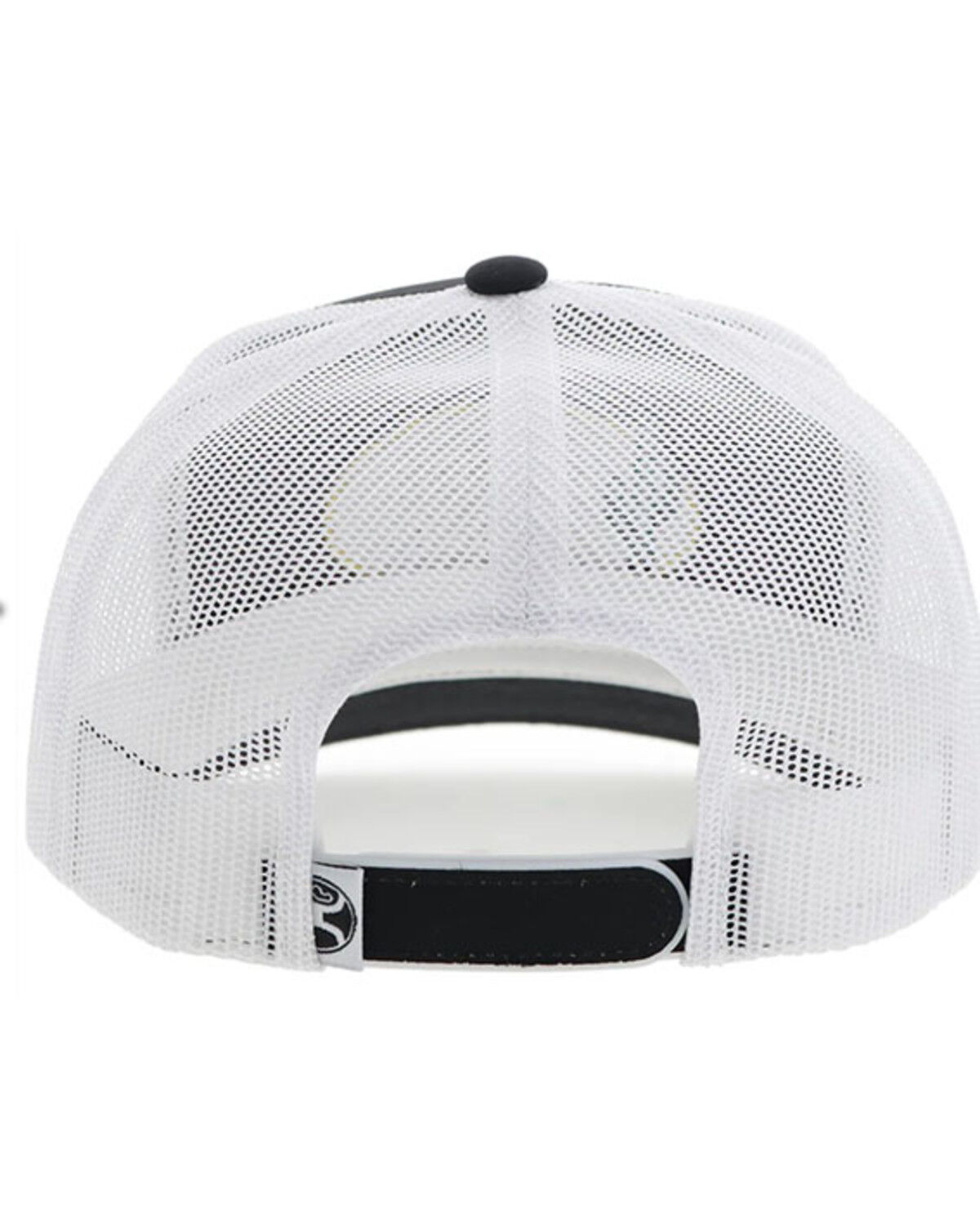 Image #2 - Hooey Men's Cactus Ropes Trucker Cap, Black/white, hi-res