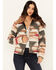 Image #3 - Idyllwind Women's Easton Reversible Denim Blanket Jacket, Black, hi-res