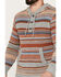 Image #3 - Pendleton Men's Medallion Striped Hooded Pullover, Grey, hi-res