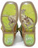 Image #2 - Tin Haul Boys' Geo 3D Western Boots - Square Toe, Brown, hi-res
