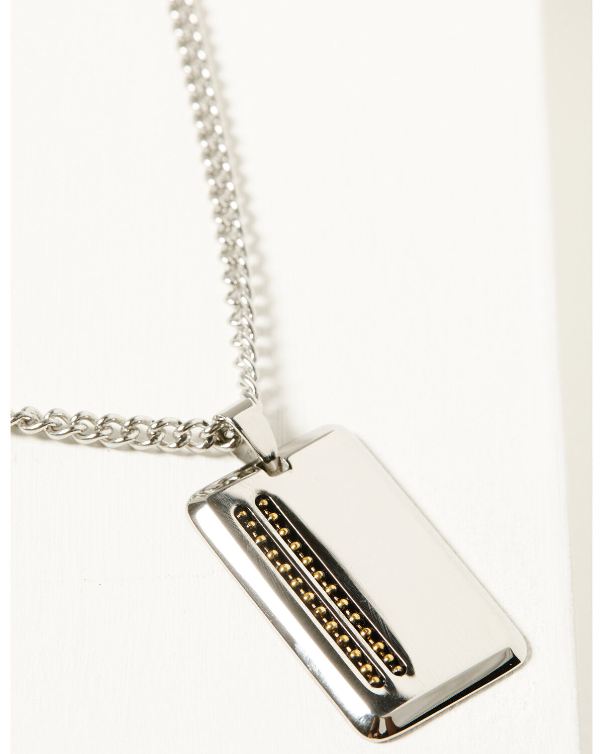Image #2 - Cody James Men's Dog Tag Necklace, Silver, hi-res