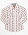 Image #1 - Rodeo Clothing Little boys' Geo Print Long Sleeve Pearl Snap Western Shirt , White, hi-res