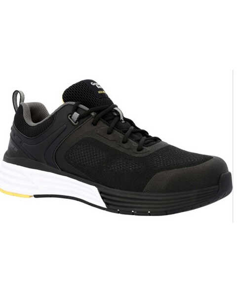 Image #1 - Georgia Boot Men's Durablend Sport Electrical Hazard Athletic Work Shoes - Composite Toe, Yellow, hi-res