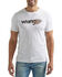 Image #1 - Wrangler Men's Flames Logo Short Sleeve Graphic T-Shirt, White, hi-res