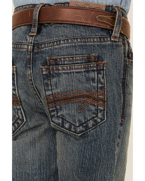 Image #2 - Cody James Boys' Steel Dust Medium Wash Mid Rise Stretch Slim Straight Jeans - Sizes 4-8, Blue, hi-res