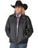 STS Ranchwear Women's Rifleman Black Leather Jacket, Black, hi-res