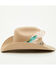 Image #3 - Shyanne Women's Feathered Wool Cowboy Hat, Beige, hi-res