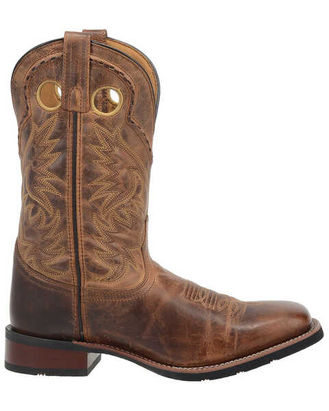 Laredo Men's Kane Western Boots - Broad Square Toe, Tan, hi-res