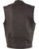 Image #3 - Milwaukee Leather Men's Cool Tec Leather Vest - Big 3X , Black, hi-res