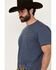 Image #2 - Cody James Men's Lucky Horseshoe Short Sleeve Graphic T-Shirt, Navy, hi-res