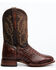 El Dorado Men's Handmade Caiman Back Brass Stockman Boots - Broad Square Toe, Bronze, hi-res