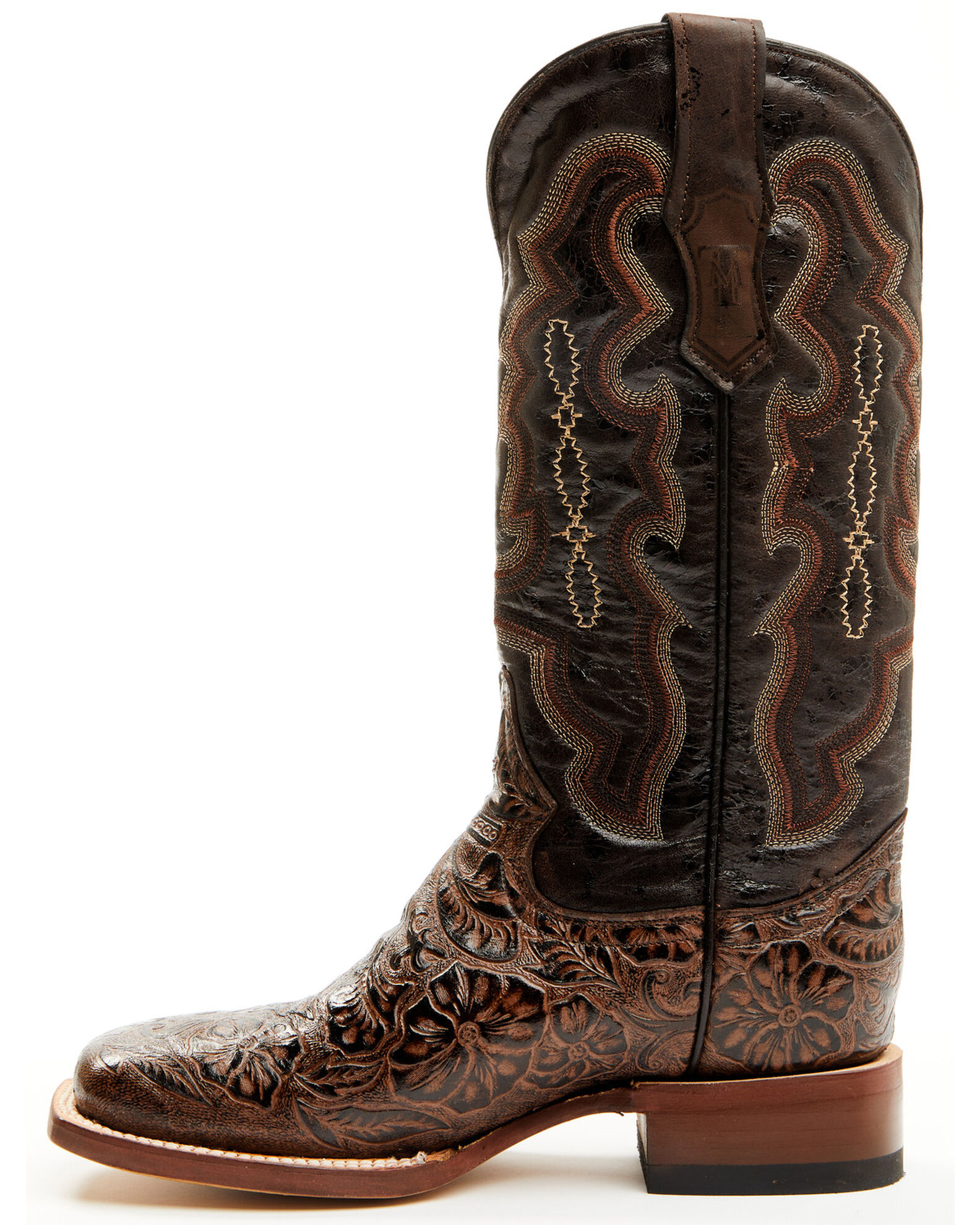Tooled cowboy boots cheap