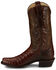 Image #3 - Tony Lama Men's Chasi Exotic Caiman Western Boots - Broad Square Toe, Cognac, hi-res