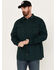 Image #1 - Hawx Men's FR Plaid Print Long Sleeve Button-Down Work Shirt, Green, hi-res