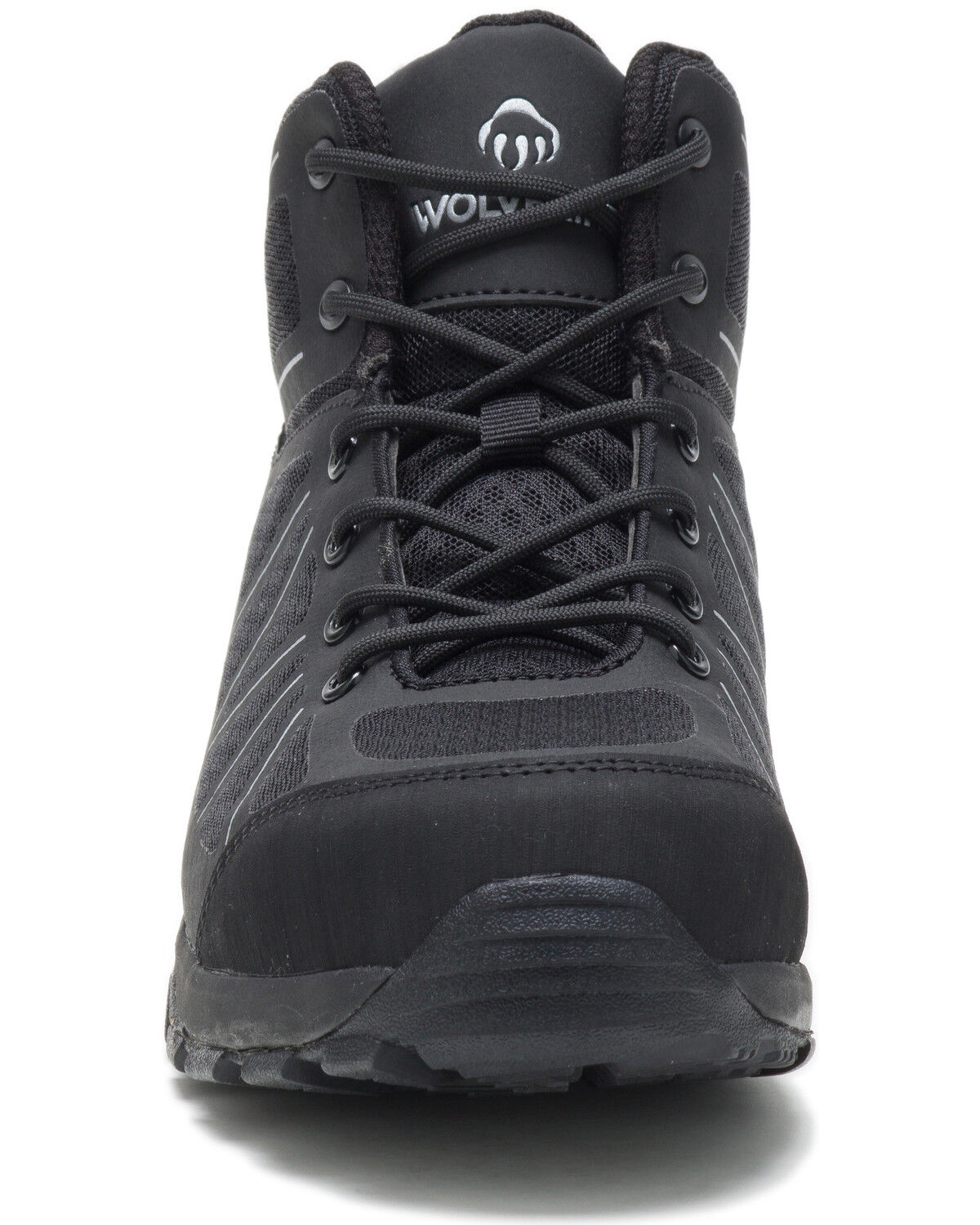 Image #4 - Wolverine Men's Amherst II Work Shoes - Composite Toe, Black, hi-res