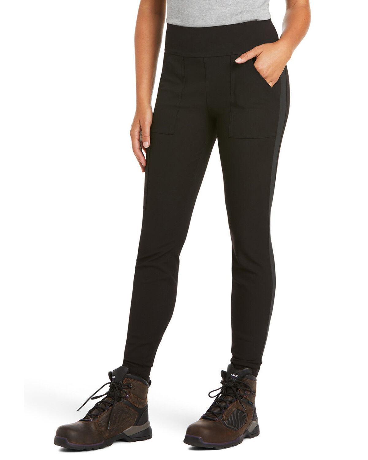 Image #1 - Ariat Women's Rebar Durastretch Utility Leggings, Black, hi-res