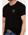 Image #3 - RANK 45® Men's Southwestern Print Bull Logo Short Sleeve Graphic T-Shirt, Black, hi-res