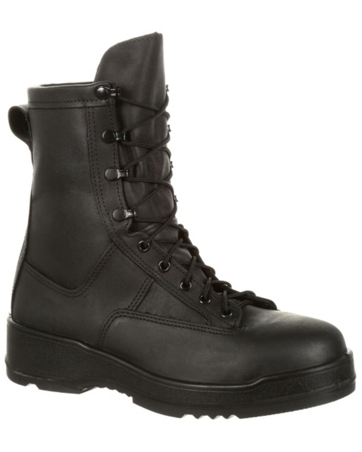 Rocky Men's Entry Level Hot Weather Military Boots - Steel Toe, Black, hi-res
