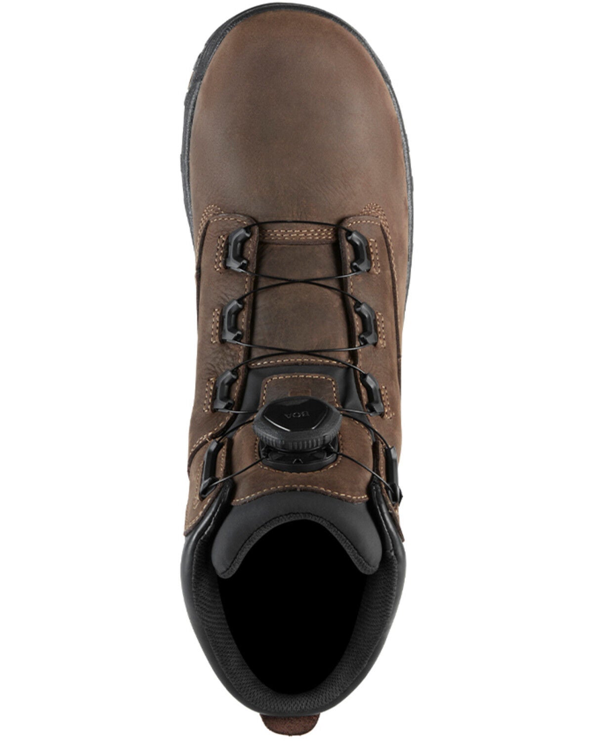 Image #4 - Danner Men's 6" Caliper BOA Work Boots - Aluminum Toe, Brown, hi-res