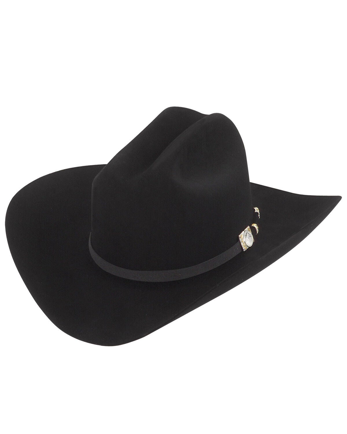 Image #1 - Larry Mahan Independencia 100X Felt Cowboy Hat, Black, hi-res