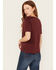 Shyanne Women's Moonlight and Magic Graphic Tee, Maroon, hi-res