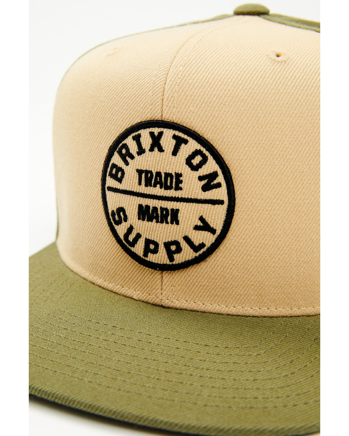 Image #2 - Brixton Men's Oath III Ball Cap, Olive, hi-res
