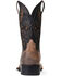 Image #3 - Ariat Men's Tally Ink Sport Frisco VentTEK Leather Performance Western Boot - Broad Square Toe , Brown, hi-res