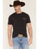 Image #2 - Wrangler Men's American Legend Steer Head Short Sleeve Graphic T-Shirt, Black, hi-res