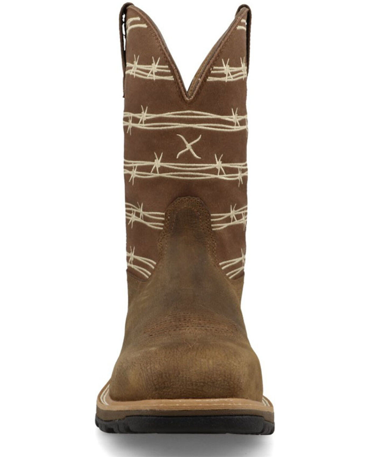 Image #4 - Twisted X Men's 11" UltraLite X™ Work Boots - Composite Toe, Brown, hi-res