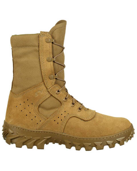 Image #2 - Rocky Men's Puncture-Resisting Military Jungle Boots - Round Toe, Taupe, hi-res